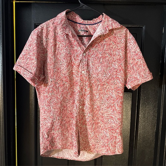 Apt 9 Button Down Multi Pattern Color Shirt (M) Medium Standard Untuck Flex Fit - Picture 1 of 7